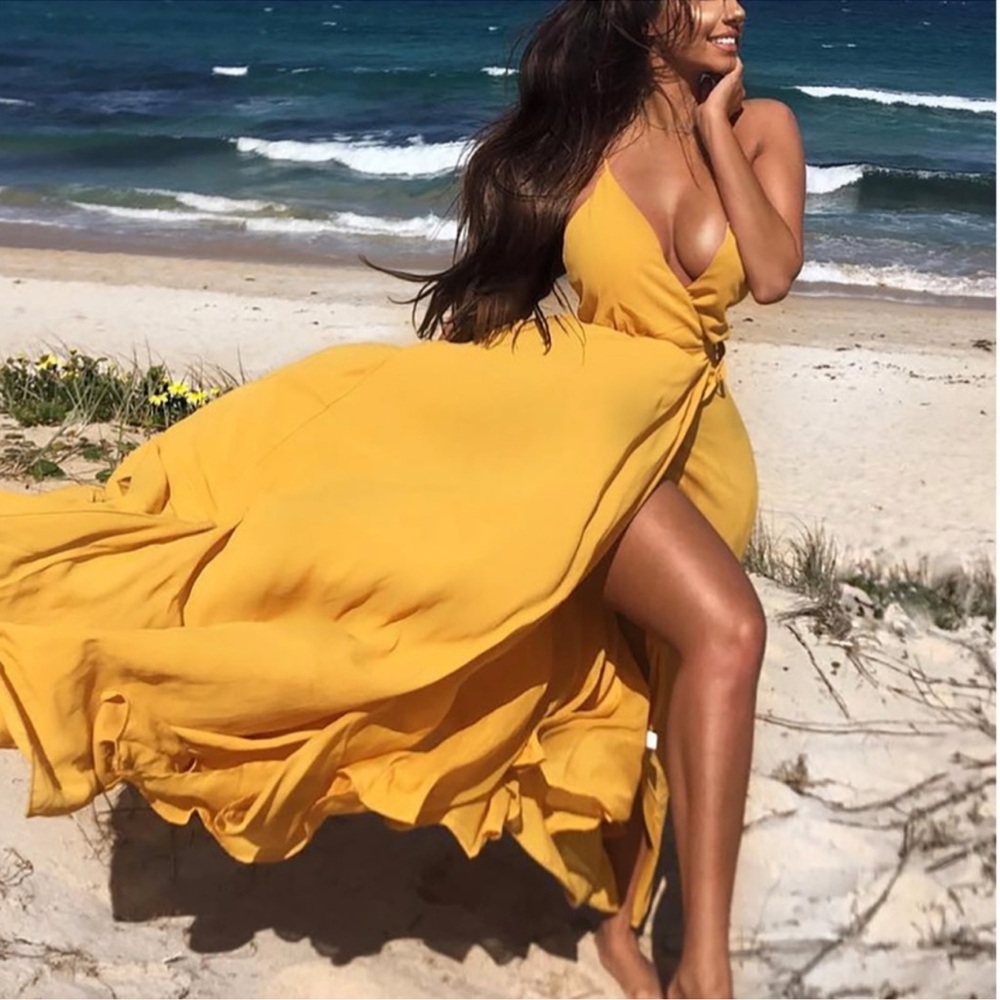 Long Sexy Summer Sun Dress - Flowy